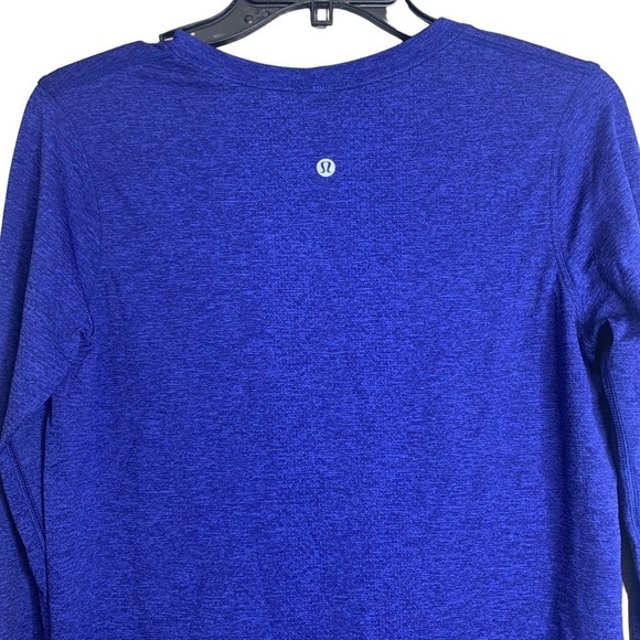 Lululemon Swiftly Breathe Long sleeve Women Blue SZ 6 - Picture 10 of 15